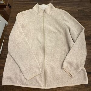 Swiss Tech Light Beige Fleece Jacket 2XL